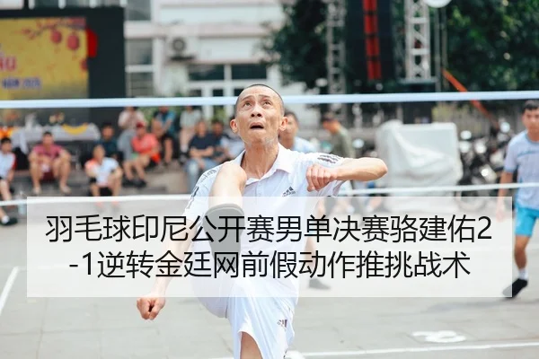 羽毛球印尼公开赛男单决赛骆建佑2-1逆转金廷网前假动作推挑战术